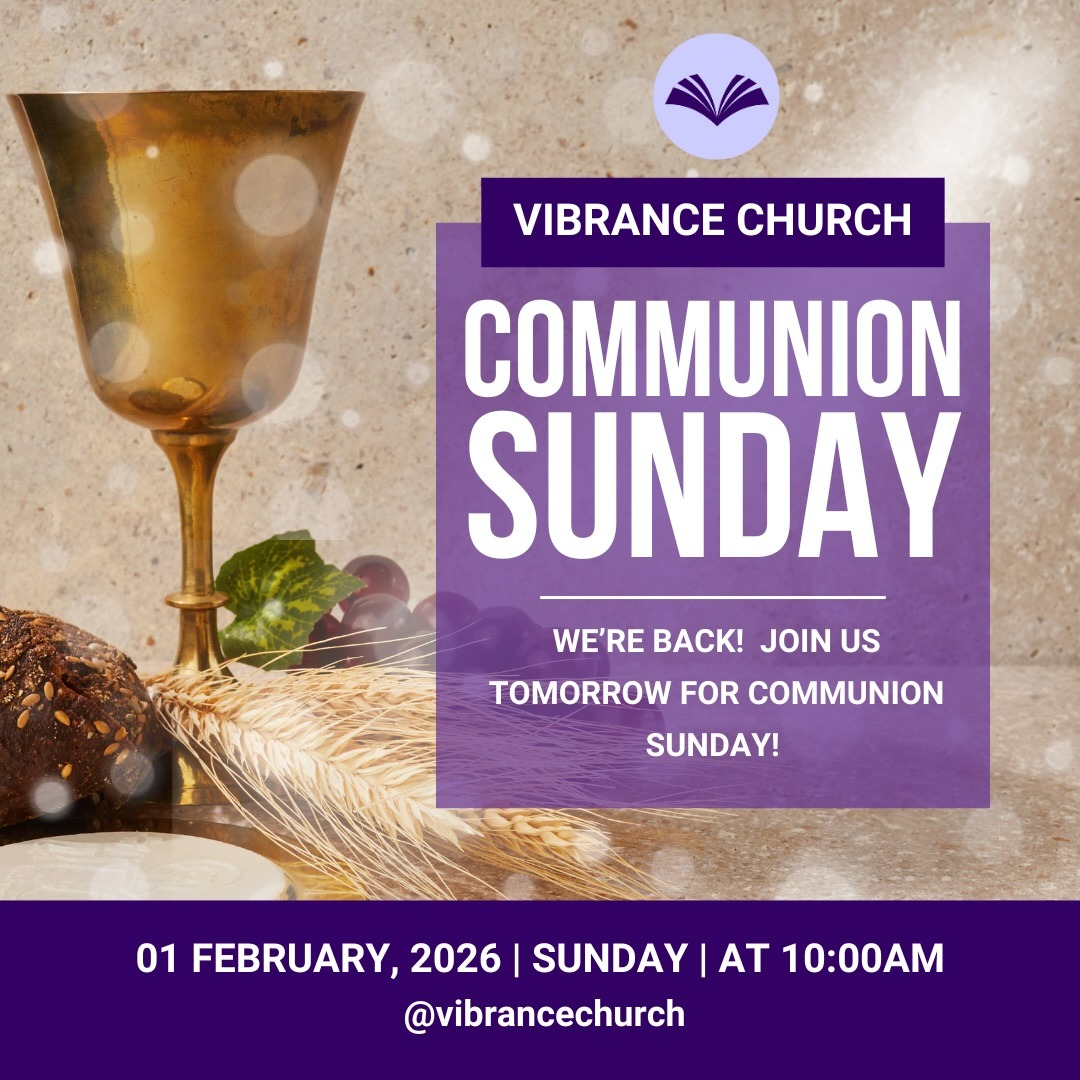 Communion Sunday — February 1, 2026