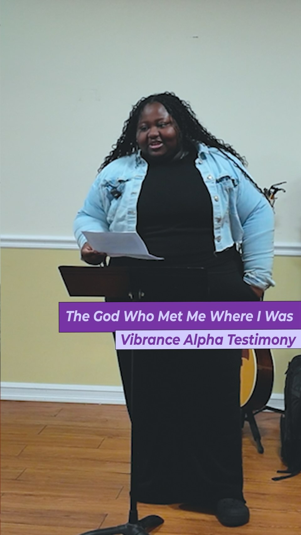 Vibrance Alpha Testimony — The God Who Met Me Where I Was